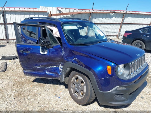 2017 Jeep Renegade Sport Fwd მანქანა იყიდება აუქციონზე, vin: ZACCJAAB5HPF75507, აუქციონის ნომერი: 44793531