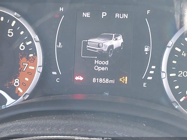 2017 Jeep Renegade Sport Fwd მანქანა იყიდება აუქციონზე, vin: ZACCJAAB5HPF75507, აუქციონის ნომერი: 44793531