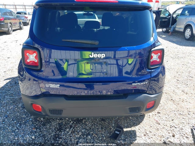 2017 Jeep Renegade Sport Fwd მანქანა იყიდება აუქციონზე, vin: ZACCJAAB5HPF75507, აუქციონის ნომერი: 44793531