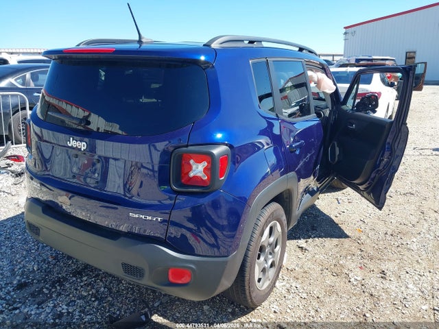 2017 Jeep Renegade Sport Fwd მანქანა იყიდება აუქციონზე, vin: ZACCJAAB5HPF75507, აუქციონის ნომერი: 44793531