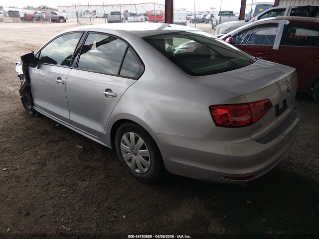 44793688 :رقم المزاد ، 3VW2K7AJ3FM404173 vin ، 2015 Volkswagen Jetta 2.0l S مزاد بيع