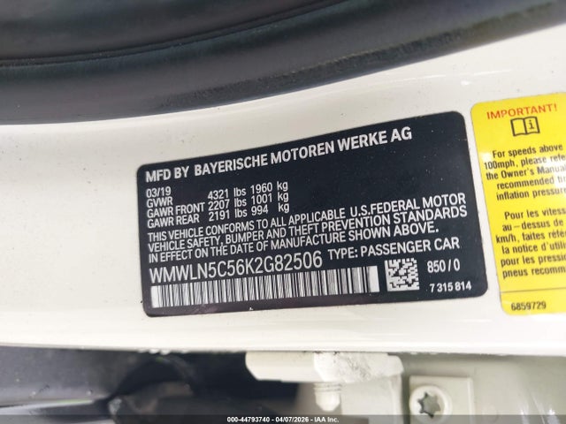 2019 MINI CLUBMAN WMWLN5C56K2G82506 Photo 8