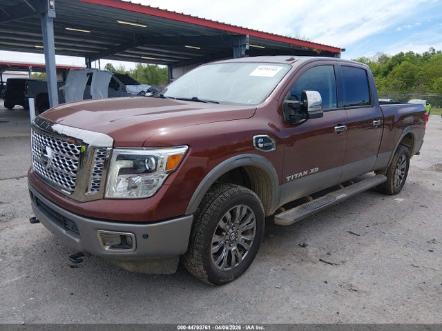 2018 Nissan Titan Xd Platinum Reserve Diesel მანქანა იყიდება აუქციონზე, vin: 1N6BA1F49JN519961, აუქციონის ნომერი: 44793761