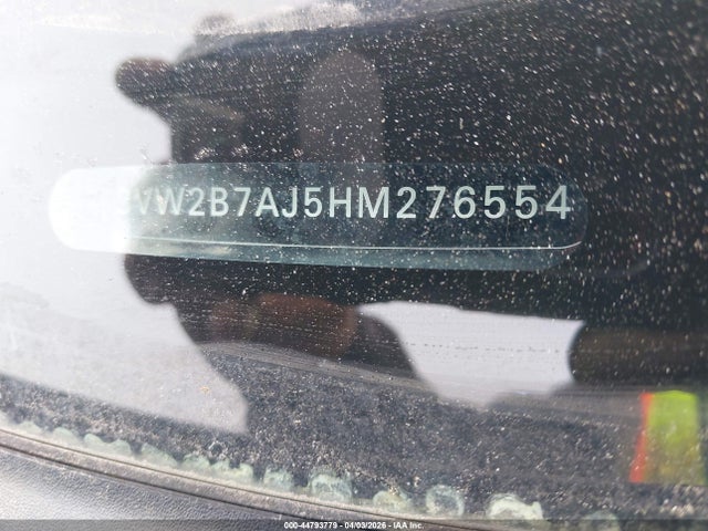 44793779 :رقم المزاد ، 3VW2B7AJ5HM276554 vin ، 2017 Volkswagen Jetta 1.4t S مزاد بيع