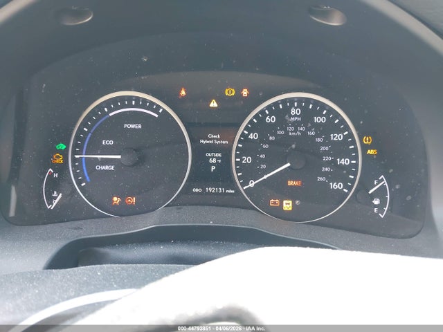 44793851 :رقم المزاد ، JTHBW1GG8E2053913 vin ، 2014 Lexus Es 300h مزاد بيع