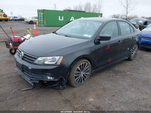 2016 Volkswagen Jetta 1.8t Sport მანქანა იყიდება აუქციონზე, vin: 3VWD17AJXGM303158, აუქციონის ნომერი: 44793959