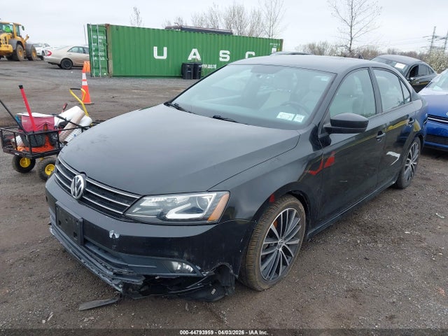 2016 Volkswagen Jetta 1.8t Sport მანქანა იყიდება აუქციონზე, vin: 3VWD17AJXGM303158, აუქციონის ნომერი: 44793959