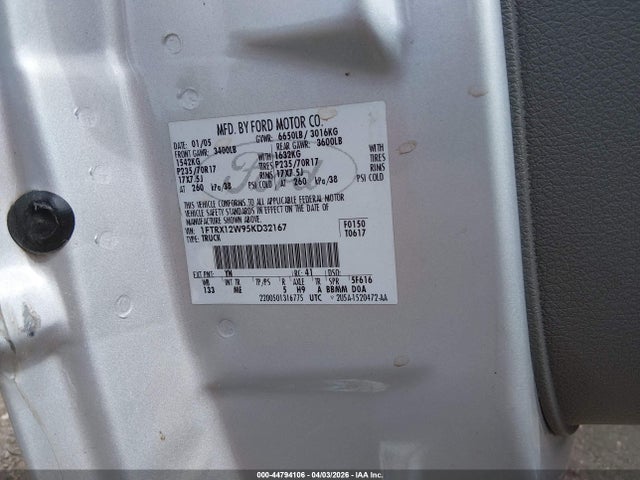 2005 FORD F-150 1FTRX12W95KD32167 Photo 8