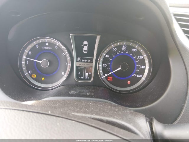44794229 :رقم المزاد ، KMHFH4JG5DA222664 vin ، 2013 Hyundai Azera مزاد بيع