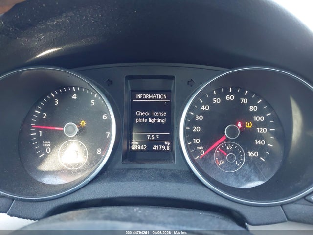 2012 Volkswagen Golf 2.5l 4-door მანქანა იყიდება აუქციონზე, vin: WVWDB7AJXCW351043, აუქციონის ნომერი: 44794261
