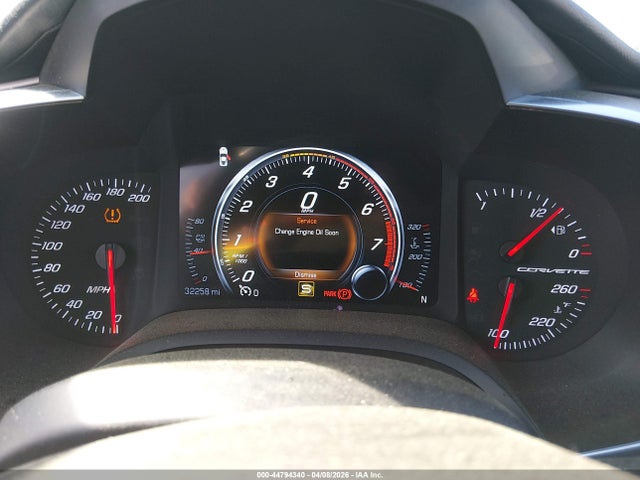 Продажа на аукционе авто 2016 Chevrolet Corvette Stingray Z51, vin: 1G1YG2D79G5121195, номер лота: 44794340