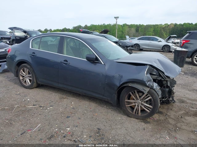 2012 Infiniti G37x მანქანა იყიდება აუქციონზე, vin: JN1CV6AR7CM972824, აუქციონის ნომერი: 44794374