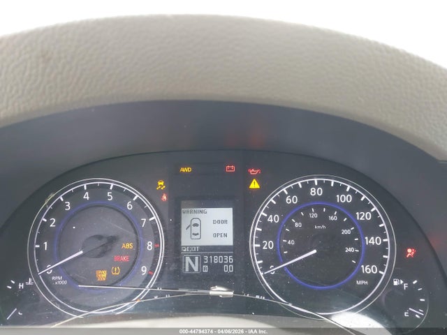 2012 Infiniti G37x მანქანა იყიდება აუქციონზე, vin: JN1CV6AR7CM972824, აუქციონის ნომერი: 44794374