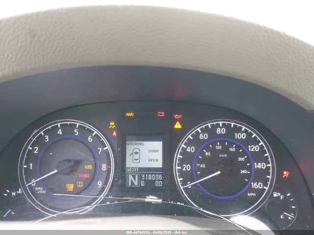 2012 Infiniti G37x მანქანა იყიდება აუქციონზე, vin: JN1CV6AR7CM972824, აუქციონის ნომერი: 44794374