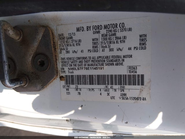 2014 FORD TRANSIT CONNECT NM0LS7F76E1145191 Photo 8