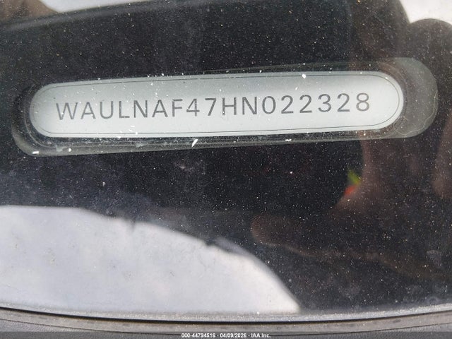 Aukcja sprzedaży 2017 Audi A4 2.0t Premium, vin: WAULNAF47HN022328, numer aukcji: 44794516