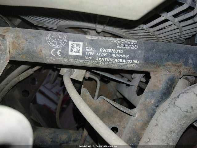 44794517 :رقم المزاد ، 4XATN55A0BA033954 vin ، 2011 Polaris Sportsman 550 Efi-x2 مزاد بيع