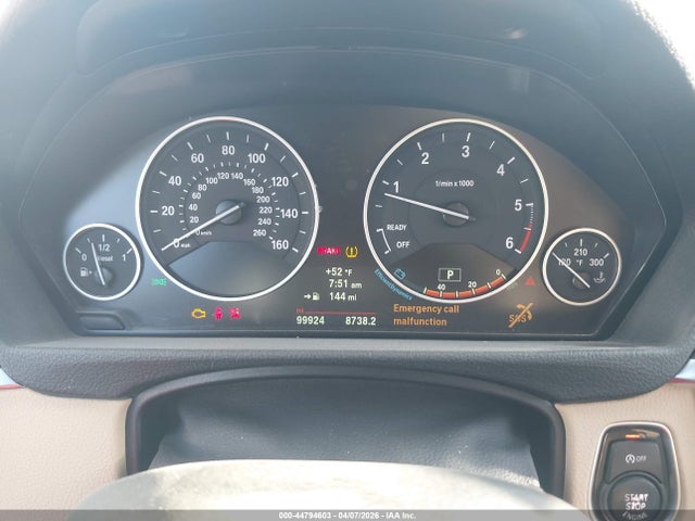 2014 Bmw 328d Xdrive მანქანა იყიდება აუქციონზე, vin: WBA3K5C54EKT33130, აუქციონის ნომერი: 44794603