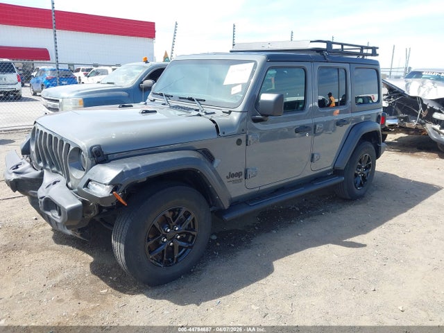 Auction sale of the 2021 Jeep Wrangler Unlimited Sport S 4x4, vin: 1C4HJXDGXMW763596, lot number: 44794687