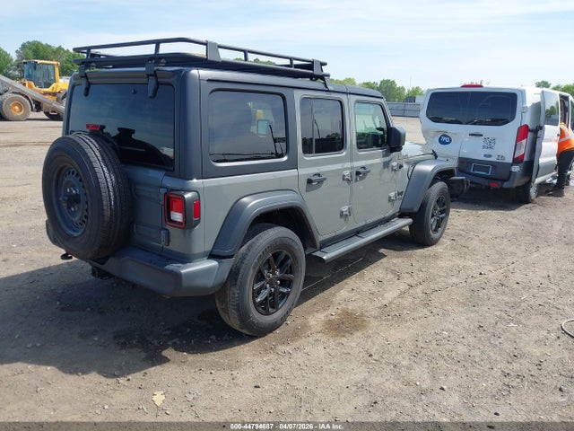 Auction sale of the 2021 Jeep Wrangler Unlimited Sport S 4x4, vin: 1C4HJXDGXMW763596, lot number: 44794687
