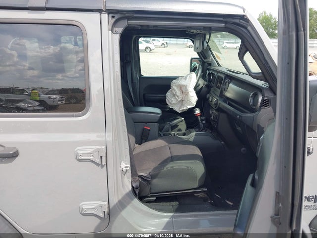 Auction sale of the 2021 Jeep Wrangler Unlimited Sport S 4x4, vin: 1C4HJXDGXMW763596, lot number: 44794687