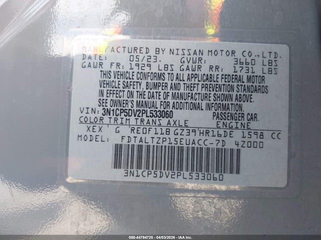Nissan Kicks Sr Xtronic Cvt 2023 3N1CP5DV2PL533060 Image 9