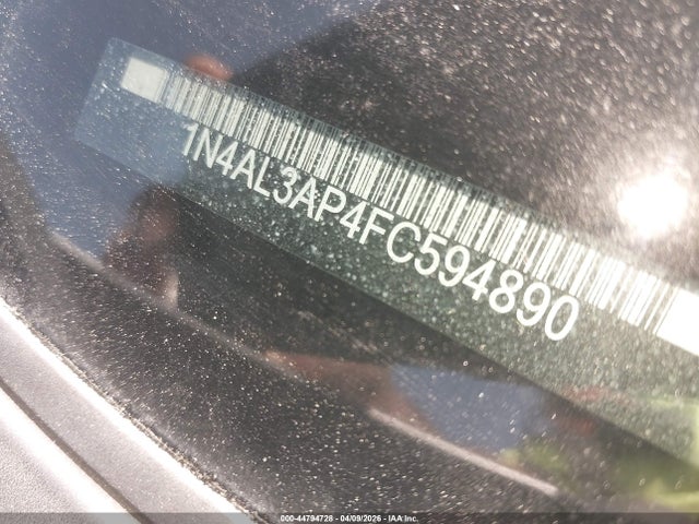 Nissan Altima 2.5 S 2015 1N4AL3AP4FC594890 Image 9