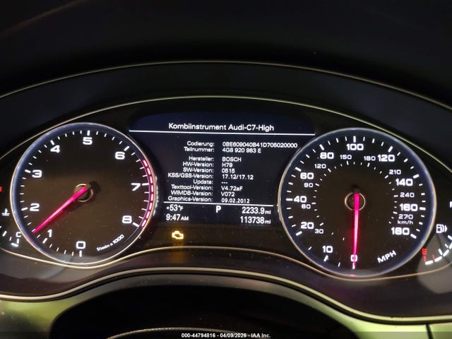 Aukcja sprzedaży 2013 Audi A6 3.0t Premium, vin: WAUGGAFC0DN098907, numer aukcji: 44794816