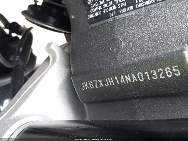 JKBZXJH14NA013265 Kawasaki Zx636 K