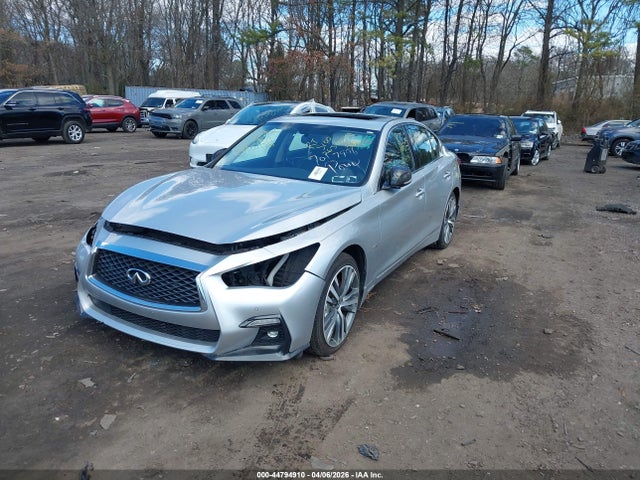 2018 Infiniti Q50 3.0t Sport მანქანა იყიდება აუქციონზე, vin: JN1EV7AR3JM433970, აუქციონის ნომერი: 44794910