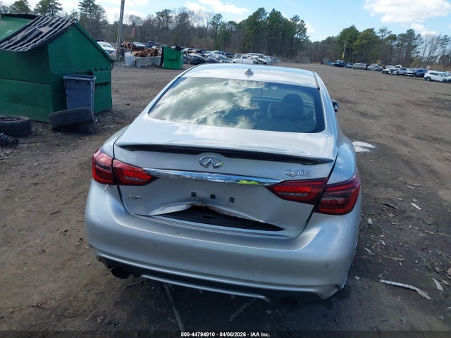 2018 Infiniti Q50 3.0t Sport მანქანა იყიდება აუქციონზე, vin: JN1EV7AR3JM433970, აუქციონის ნომერი: 44794910