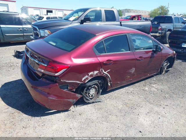 44794952 :رقم المزاد ، 19XFB2F59FE004339 vin ، 2015 Honda Civic Lx مزاد بيع