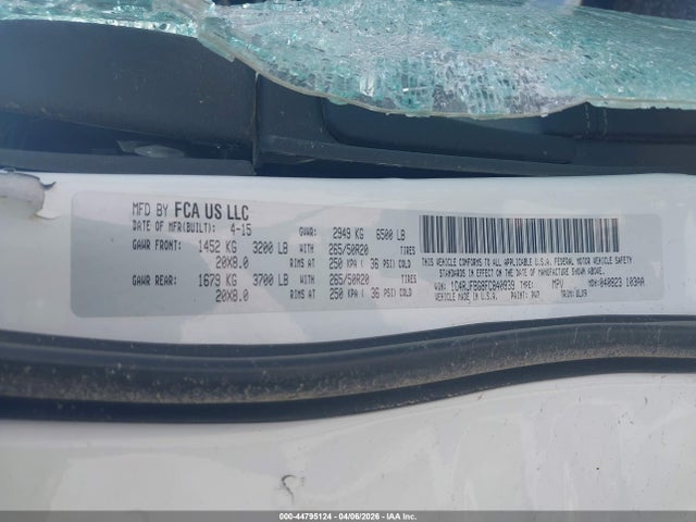Aukcja sprzedaży 2015 Jeep Grand Cherokee Limited, vin: 1C4RJFBG8FC840939, numer aukcji: 44795124