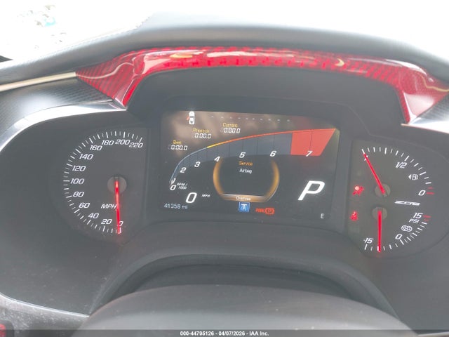 44795126 :رقم المزاد ، 1G1YU2D65H5603714 vin ، 2017 Chevrolet Corvette Z06 مزاد بيع