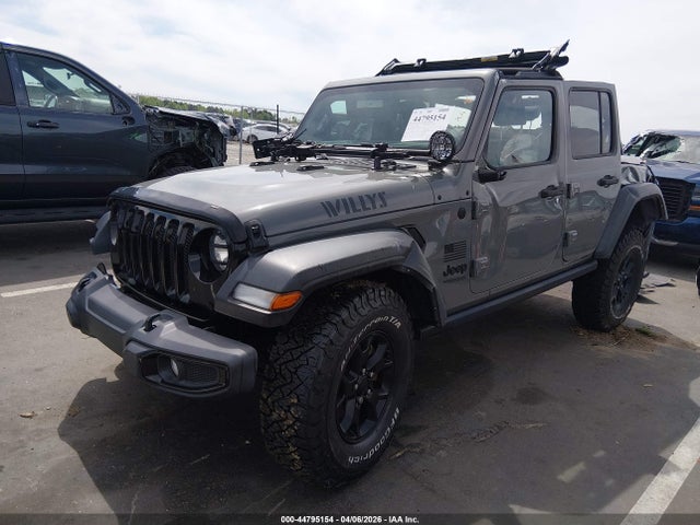 Продаж на аукціоні авто 2021 Jeep Wrangler Unlimited Willys Sport 4x4, vin: 1C4HJXDG9MW692522, номер лоту: 44795154
