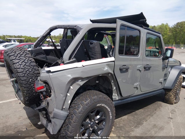 Продаж на аукціоні авто 2021 Jeep Wrangler Unlimited Willys Sport 4x4, vin: 1C4HJXDG9MW692522, номер лоту: 44795154