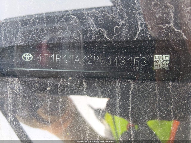 4T1R11AK2PU149163 Toyota CAMRY LE