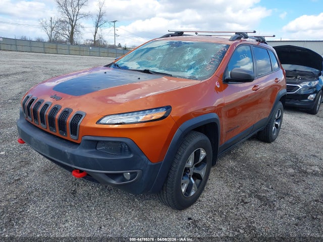 Продажа на аукционе авто 2015 Jeep Cherokee Trailhawk, vin: 1C4PJMBBXFW576847, номер лота: 44795378