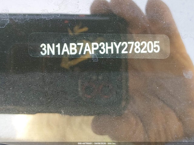 Aukcja sprzedaży 2017 Nissan Sentra S, vin: 3N1AB7AP3HY278205, numer aukcji: 44795451