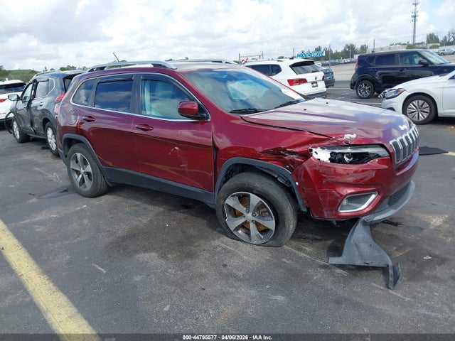 44795577 :رقم المزاد ، 1C4PJLDB9KD296611 vin ، 2019 Jeep Cherokee Limited Fwd مزاد بيع