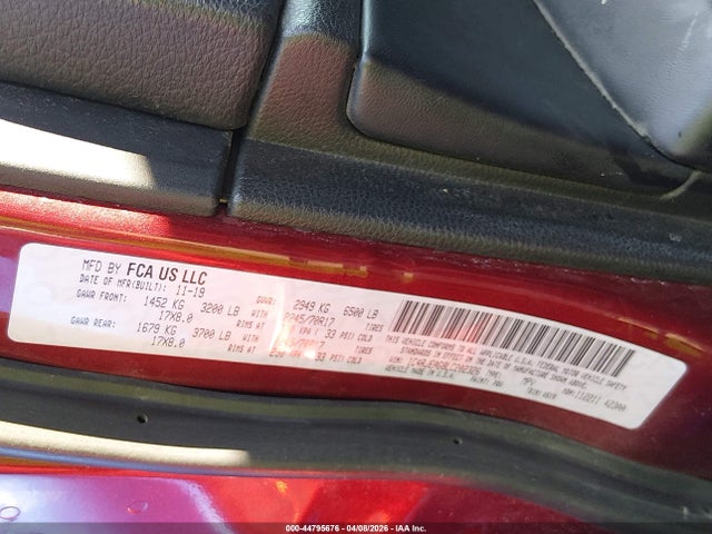 2020 Jeep Grand Cherokee Laredo 4x2 მანქანა იყიდება აუქციონზე, vin: 1C4RJEAG8LC202326, აუქციონის ნომერი: 44795676