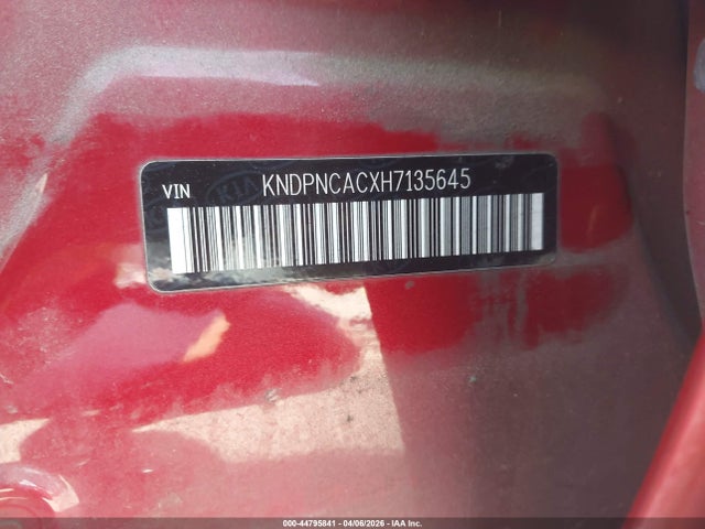 Aukcja sprzedaży 2017 Kia Sportage Ex, vin: KNDPNCACXH7135645, numer aukcji: 44795841