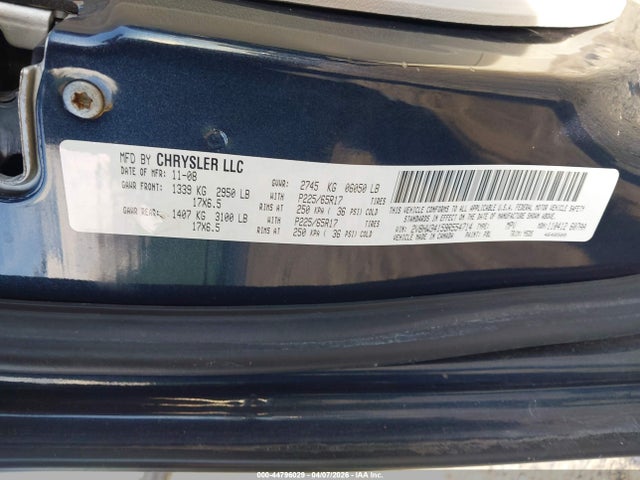 44796029 :رقم المزاد ، 2V8HW34159R554714 vin ، 2009 Volkswagen Routan Se مزاد بيع
