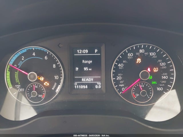 Aukcja sprzedaży 2013 Volkswagen Jetta Hybrid Sel, vin: 3VW637AJXDM316930, numer aukcji: 44796035