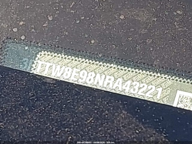 Aukcja sprzedaży 2022 Ford Maverick Xl, vin: 3FTTW8E98NRA43221, numer aukcji: 44796053
