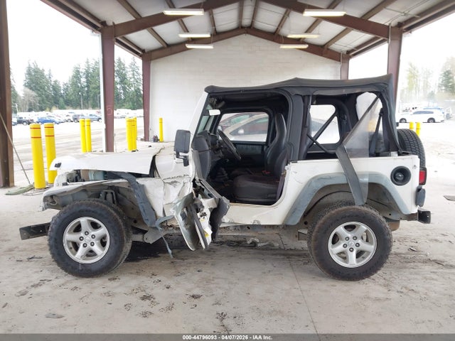 2002 Jeep Wrangler Se მანქანა იყიდება აუქციონზე, vin: 1J4FA29PX2P769595, აუქციონის ნომერი: 44796093