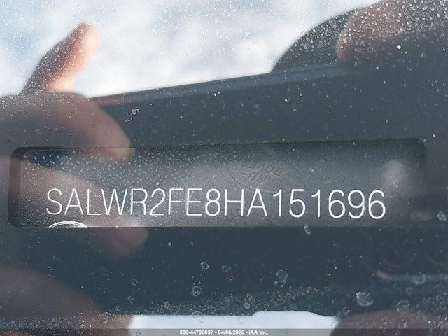 SALWR2FE8HA151696 Land Rover Range Rover Sport 5.0l V8 Supercharged/5.0l V8 Supercharged Dynamic