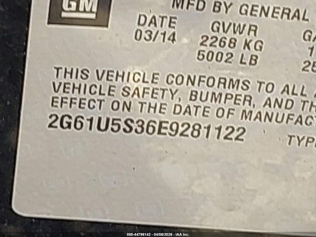 2014 CADILLAC XTS 2G61U5S36E9281122 Photo 8