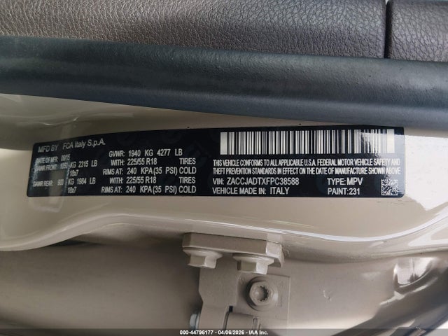 2015 JEEP RENEGADE ZACCJADTXFPC38588 Photo 8