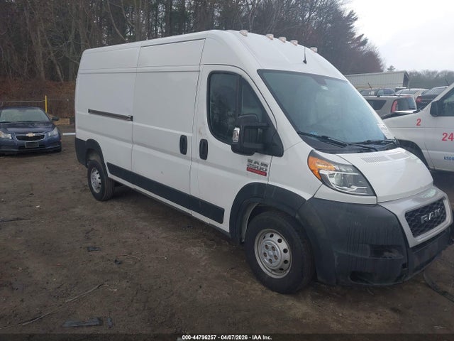44796257 :رقم المزاد ، 3C6LRVDG6ME522790 vin ، 2021 Ram Promaster 2500 High Roof 159 Wb مزاد بيع